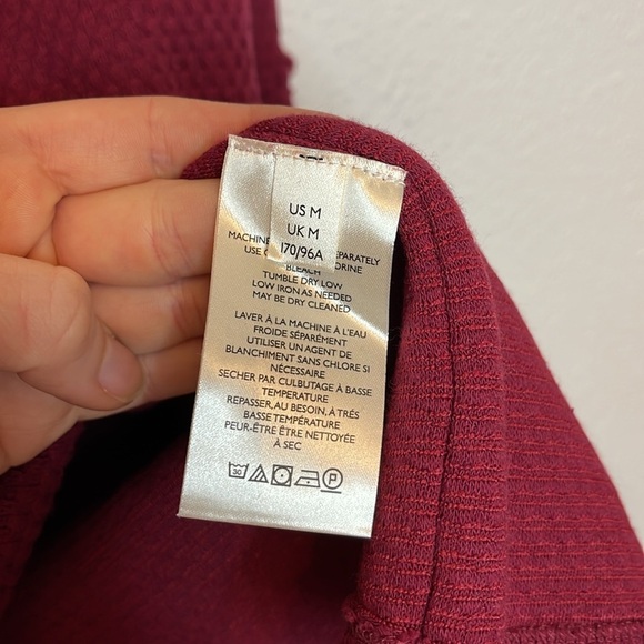 We the Free Queen Pomegranate Red Flowy Sweater NWT Size Medium - Picture 9 of 11